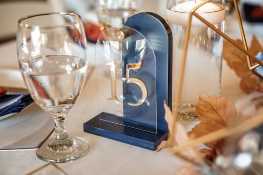 Table Numbers – Modern Arch Design Style #1